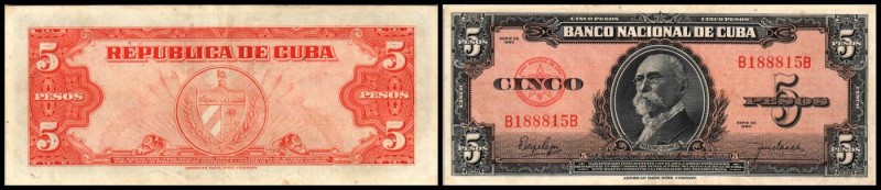 5 Pesos 1950, P-78b III