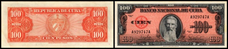 100 Pesos 1959, P-93a II+