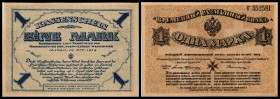 Notgeld (LE = Katalog Grabowski/Huschka/Schamberg 2006)
 1 Mark 10.10.1919, P-S226b, P.sämisch, ohne PrgStpl., KN 3,5 mm Mitau - Freiwillige Westarme...