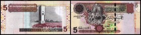 Sozialistische Volksrepublik
 5 Dinars o.D.(2004, 6.Serie) Sign.9, P-69a I