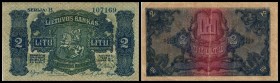 Teil Rußlands, ab 1918 selbständige Republik
 2 Litu 16.11.1922, Serie B, P-14a III+