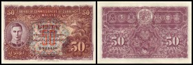 Britische Administration
 50 Cent, 1.7.1941, Serie A/36, KN 923430, P-10b I