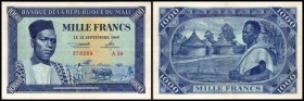 1000 Francs 22.8.1960, Serie A/24, P-4 II/III