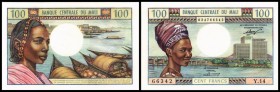 100 Francs (1972/73) Sign.4, Serie Y.14, P-11 I