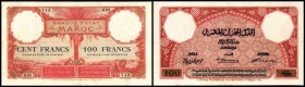Banque d` Etat du Maroc
 100 Francs 1.2.1921, Serie H.89, Nst., P-14 III-