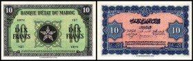 Banque d` Etat du Maroc
 10 Francs 1.3.1944, Serie E872, P-25(c) I