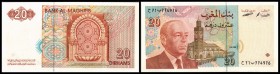 Banque du Maroc
 20 Dirhams 1996-1416, Sign.12, P-67a I