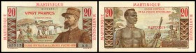 Banque de la Martinique
 20 Francs (1947/49) ph., Serie A.6, P-29 I-