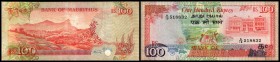 Bank of Mauritius
 100 Rupien o.D.(1986/Sign.5) Dfa. BWC, P-38 III