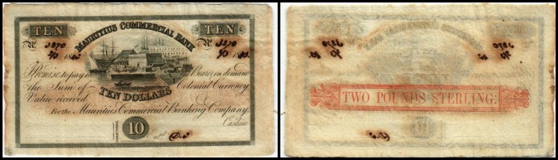 Specialized Issues Vol. I
 10 $ 2.3.1843, remainder w/o sign., P-S122r Commerci...