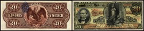 Banco Londres y Mexico
 20 Pesos 1.10.1913, Ser.H, P-235d II-