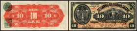 Specialized Issues
 10 Pesos 20.7.1914, Serie E + CDR links, P-S290c Banco de Guanajuato III