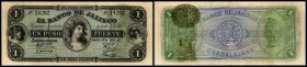 Specialized Issues
 1 Peso 20.1.1914 (18.gestrichen) P-S313a Banco de Jalisco II/III