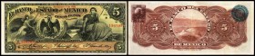 Specialized Issues
 5 Pesos 5.11.1909, Serie B, P-S329c Banco del Estado II