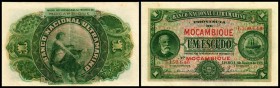 Banco Nacional Ultramarino . Mocambique
 1 Escudo 1.1.1921 ohne Dekret, P-66b III+