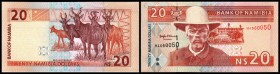 20 Dollars o.D.(1996, Sign.2) KN 7stellig, P-5a I