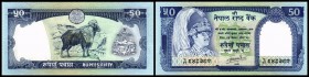 Central Bank
 50 Rupien o.D.(1988, Sign.11, Titel mitte) Ser. 20 mm lang, P-33b I