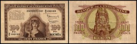 Banque de I’Indochina
 100 Francs Emission 1943, Serie A0, P-46a III/IV