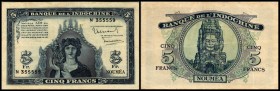 Banque de I’Indochina
 5 Francs (1944) Serie N, P-48 III