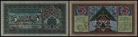 Javasche Bank
 5 Gulden 15.1.1942, Specimen, KN / KO 003016, P-86s I