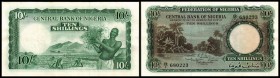 Federation of Nigeria / Central Bank
 10 Shillings 15.9.1958, P-3a III/III+