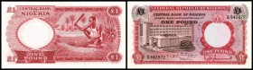 Federal Republik / Central Bank
 1 Pfund o.D.(1967) P-8 I