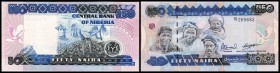 Central Bank / neue Währung
 50 Naira o.D.(1991 - / Sign.10) P-27c I