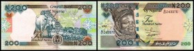 Central Bank / neue Währung
 200 Naira 2000, P-29a I