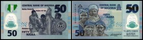 Central Bank / neue Währung
 50 Naira 2009, Polymer, P-40a I