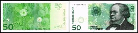 50 Kronen 2003, 3x 5 gelbe Punkte beim Kranz im Schaurand, zu P-46(neu) I