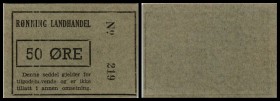 Notgeld nach Katalog Pick/Siemsen
 50 Öre (1941/42) P/S-1077 Vafoss – Rönning Landhandel I