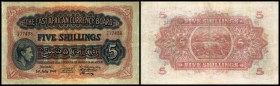 5 Shillings 1.7.1941, Serie S/8, 3 Sign., P-28a III