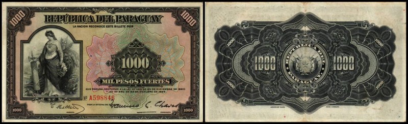 Republik - Government
 1000 Pesos L.1922/23; P-155a III