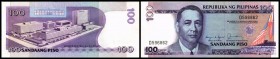 Republic / Central Bank / English Issue
 100 Pesos o.D.(1987/94, Sign.11) KN schwarz, P-172a I