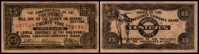 Philipp. Guerilla Noten 2. Weltkrieg
 25 cent. 1942, Rs. 3 Sign., P-S133 I