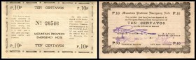 Montain Prov.
 10 Pesos 1942, P-S592a I/II