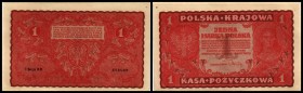 Republik
 1 Mark 23.8.1919, I Ser./2 Bst.+KN 2mm hoch, P-23 Polska Kraljowa Kasa Pozyczkowa I-