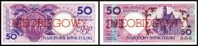 Republic of Poland / Nationalbank
 1-500 Zloty 1990, bds. Aufdruck „NIEOBIEGOWY nicht umlauffähig, P-164a-172a Währungsreform 1 Zloty neu = 10.000 Zl...
