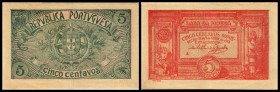 Casa da Moeda (Staatsnoten)
 5 Cent. L.5.4.1918, Ser.A, Abb.Münze, P-98 II
