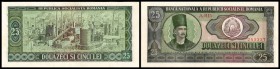 Sozialistische Republik / Nationalbank
 25 Lei 1966, im Udr. viol. schwach, grün betont, P-95a I-