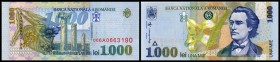 Republik / Nationalbank
 1000 Lei 1998, P-106, WZ BNR gerade I