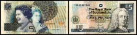 Royal Bank
 5 Pfund 6.2.2002, 50 J.Jubiläum d.Queen, P-362 III-