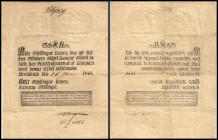 Ständers Wäxel-Banco
 8 Schillingar Banco 1848, P-A100b III