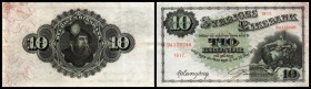 Reichsbank
 10 Kronen 1917, P-27/l III+