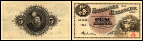 Reichsbank
 5 Kronen 1952, P-33ai III