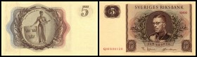 Reichsbank
 5 Kronen 1960, Wz. Kopfform länglich, P-42e I