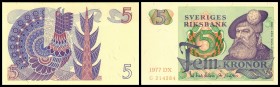 Reichsbank
 5 Kronen 1977, KN orange, P-51d I