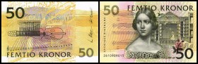 Reichsbank
 50 Kronen (200)2, re. Sign. Bäckström, P-62a I