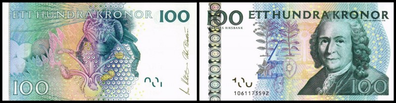 Reichsbank
 100 Kronen (200)1, re. Sign. Bäckström, P-65a I