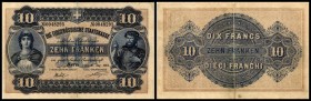 Eidgenössische Staatskasse
 10 Franken 10.8.1914, Deutscher Text, gebrochener Mittelbug, P-17 III